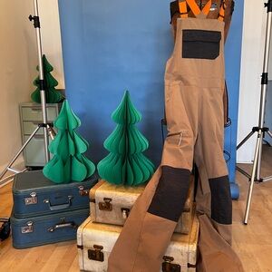 Orage Brown and Black Jumpsuit